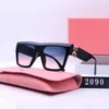 Fashion Designer Sunglasses New large frame sunglasses for men and women street photography sunglasses classic travel fashion glasses 2090