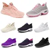 New men women shoes Hiking Running flat Shoes soft sole fashion purple white black comfortable sports Color blocking Q42 GAI