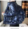 Men's t-shirt Down jacket men's standing collar trend versatile, warm and glossy white duck down high-end men's jacket trend