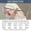 Sunglasses Ultralight Myopia Glasses Portable Eye Protection Blush Computer Goggles Anti Radiation Frame Eyewear Men Women