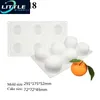 Orange Silicone Cake Mold Dessert Mousse Baking Form Pan Diamond Heart Bubble Cloud Donuts Shaped Chocolate Moulds 240220