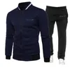 Survêtements pour hommes Spacex Space X 2024 Hommes Printemps Automne Diagonal Zip Sweat à capuche Sweat à capuche Pantalon Pull Sportswear Costumes