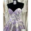 In Stock Special Occasion Dresses Floral Brocade Prom Queen Dress 2K24 Corset Metallic Ballgown Long Preteen Lady Pageant Formal Eve Dhwqd