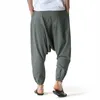 Herren Hiphop Haremshose Baggy Casual Yoga Loose Drop Crotch Hose 230226