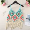 Camis Nieuwe Holle Vest voor Vrouwen Boho Tanktop Bohemian Crop Tops Nationale Stijl Hemdje Dame Gratis Verzending