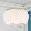 Pendelleuchten American Pastoral White Feather Kronleuchter Wohnzimmer Prinzessin Schlafzimmer Nordic Modern Crystal Bird