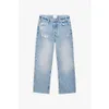 24SS Dames jeans ab bijgesneden denim rechte been broek voor vrouwen annie casual modebroek