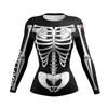 Camicie da donna Cody Lundin Skull Stampa 3D Compressione Top Woman MMA Jitsu T-Shirt Dolling Sceatura Skinny BJJ RashGuard Yoga