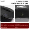 Ratos hotline jogos mouse fita antiderrapante aderência para versão diy almofadas resistentes ao suor mouse lado antiderrapante adesivos mouse patins 0.68mm