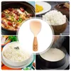 Cuillères à riz debout, cuillère de cuisson antiadhésive, Pot Anti-brûlure, outils de cuisine résistants aux hautes températures