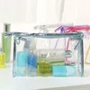 Kvinnors transparenta tredimensionella vattentäta reseförvaring Portable PVC Makeup Wash Bag, blixtlåsväska 282913