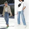 جينز جينز الجينز المشاهير للمرأة المصممة البديلة الملابس الفاخرة 240304