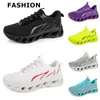 Hombres Mujeres Zapatos para correr Negro Blanco Rojo Azul Amarillo Neón Verde Gris Entrenadores para hombre Moda deportiva Zapatillas deportivas al aire libre 38-45 GAI