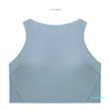 Reggiseno da Yoga da Donna Canottiera Canottiera Estiva a Forma di Tipo Senza Anello in Acciaio Reggiseno Sportivo Integrato per Il Petto per Le Donne Palestra Senza Maniche Fitness Yoga Top Moda Lusso Top Reggiseni