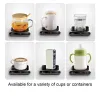 Tools 5V 10W Cup Warmer Heated Mug Coasters Cup Heater USB Charge Thermostat Warm Cup Mat Pad Household Hot Milk Coffee Mug Warmer