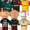 サッカージャージMaillot RCレンズホームイエローセントバーベスペシャルカクタオペンダガナゴソトカフォファナフットボールシャツ2023 2024 Hommes Enfants Kids Notre Sang2434