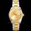 Ladies Watches Women 31mm 279171 Diamond Dial 278273 Rostfritt stålarmband Folding CLASP 2813 Automatiska armbandsur Watch