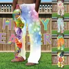 Men's Pants Mens Easter Long Casual Fashionable And 3d Printed Egg Big