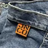 Джинсы Джинсы JNCO Ретро Хип-Хоп Рок-Узор Синий Большой Карман Свободные Harajuku Готический Скейтборд Широкие Брюки 240304