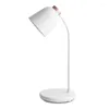 Lampes de table Lampe de bureau LED 3 modes d'éclairage Contrôle de contact Blanc pour bureau à domicile Lecture Étude de travail Or rose