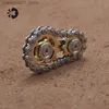 Beyblades Metal Fusion Sprocket Flocket Flocket Fingertip Gyro Metal Bike Chains EDC Fidnet Spinner Toy Stress Removal Toys Toys Toys for Adults L240304