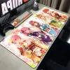 Almofadas The Quintessential Quintuplets Gaming Mouse Pad Gamer Table Mat Tapetes Playmat Deskpad XXL Mousepad Anime Computador e Escritório