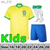 Fotbollströjor Brasilier 2023 Camiseta Futbol Paqueta Raphinha Football Shirt Maillots Brasil Richarlison Men Kids Womanh2434