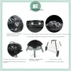 Grills Kstar Factory Großhandel Outdoor-BBQ-Grill Tragbarer 18-Zoll-Grill Holzkohle-Brennholz-Apfel-Grill Drop Shopping