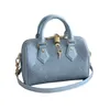 Kvinnor Retiro kudde totes Haze Blue Bags Handväska Luxurys Designers Shouder Crossbody Bag Messenger Ladies Handväskor med guldkedja 20 cm