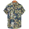 Chemises décontractées pour hommes 2024 Hawaii Harajuku animé Maccabi mode porte de luxe chemise imprimée 3D manches courtes grande taille