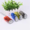 Ficklampor facklor 100st 3 LED -handpressande dynamo vev Power Wind Up Torch Light Press Camping Lamp