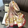 Exquisite design classic letter 100% silk scarf for women lady chic unique nice quality soft headband scarves size 180*90cm