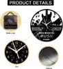 ZK20 Guitar Record Clock Clock Kinglive ، موسيقى فينيل سجلات ديكور جولة 12 بوصة ديكور الغرفة - موسيقى الروك موسيقى الروك خمر ديكور جمالية فن فريد