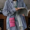kawaiiかわいい甘い手紙携帯電話バッグ韓国人学生y2k美的肩クロスボディバッグファッションオールマッチ女性ミニ240304