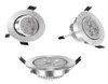 4st COOLWARM White 3W Downlight LED Rotertabel infälld takljus Spotlight Lamp Driver 110V5494178