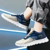 Primavera novos sapatos esportivos masculinos sola macia respirável sapatos casuais na moda sapatos casuais masculinos 32 gai