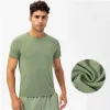 T-shirt Outdoor Heren T-shirt Heren Yoga Outfit Sneldrogend Zweetafvoerend Sport Korte Top Mannelijke korte mouw voor fitness