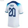 Fotbollströjor fotbollsskjorta Englands russo Angleterre World Cup Women White Bright Sterling Grealish Men Kids Kith2434