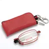 Lunettes de soleil rouges 1.0 – 4.0, résine Anti-lumière bleue, lunettes de lecture pour femmes, porte-clés pliable avec sac de rangement