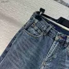 Jeans para mujer Jeans de diseñador Nueva marca de moda Primavera Verano Pantalones del mismo estilo Pantalones de lujo 1202-10 240304