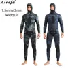 Roupa de banho feminina masculino 1.5mm/3mm caça submarina wetsuit camuflagem caça terno molhado inverno maiô perfeito para mergulho livre e surf