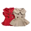 Princesse chien chat robe boutons conception animal chiot printemps automne vêtements vêtements 240228