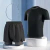 Maillots de bain pour hommes Maillots de bain Short de doublure de compression de soutien avec taille élastique Cordon de serrage Vêtements de plage pour l'été Séchage rapide