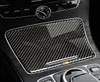 Carbon Fiber Innen Wasser Tasse Halter Panel Abdeckung Trim Auto Aufkleber für Mercedes C Klasse W205 C180 C200 GLC Zubehör 6536275