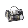 PVC-wasbare draagbare opslag Make-uptas voor zakenreizen, grote capaciteit, Instagram-stijl, hoge uitstraling 734958