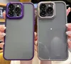 Модные металлические блестящие чехлы с мелкими отверстиями для Iphone 15 Plus 14 Pro Max 13 12 11 Жесткий пластик ПК Мягкий силикон ТПУ Роскошный двухцветный гибридный прозрачный прозрачный чехол для мобильного телефона