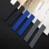 Watchband 18mm Soft Rubber Silicone Watch Band för Patek Strap for Philippe Belt Ladies Aquanaut 5067A 491PTK Tools on H0915312V