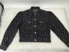스프링 뉴 여자 데님 재킷 럭셔리 브랜드 디자이너 캐주얼 여성 재킷 외부웨어 코트 5557
