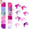 TCT-830 Hoofd van een groep kinderen Nagels Kunst Glitter Pailletten Pailetten Hars DIY Maken Ambachten Tumbler Telefoonhoesje Decoratie 240220