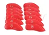 12PCSSET NOWY RED PU GOLF Club Iron Head Cover Feadcovers09707377